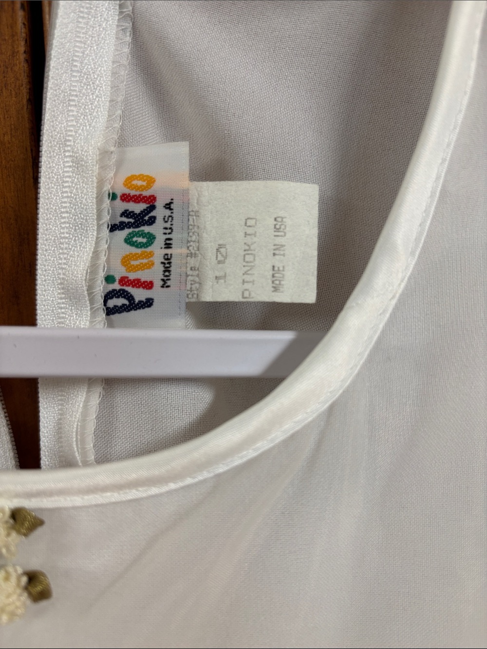 Vintage 80's To 90's Dress From Pinokio Made In USA Size 10 - Picture 10 of 16